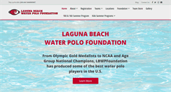 Desktop Screenshot of lagunabeachwaterpolo.com