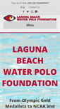 Mobile Screenshot of lagunabeachwaterpolo.com