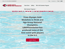 Tablet Screenshot of lagunabeachwaterpolo.com